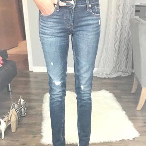 Distressed levi's